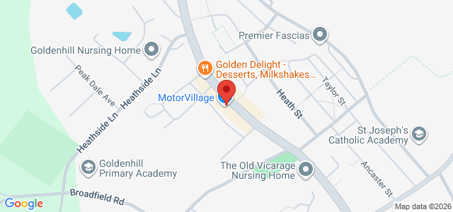 Map showing The Wild Oatcake at Goldenhill in Stoke-on-Trent